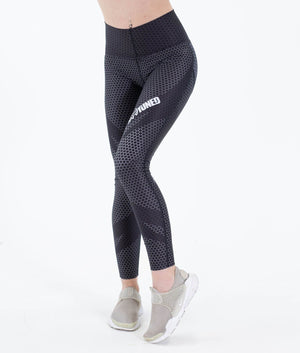 Hex Contour Leggings - Black - Hardtuned