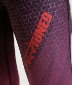 Hex Contour Leggings - Plum - Hardtuned