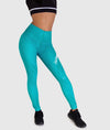 Hex Contour Leggings - Teal - Hardtuned