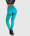 Hex Contour Leggings - Teal - Hardtuned