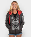 Honda Civic EK, EG, ED Womens Hoodie - Hardtuned