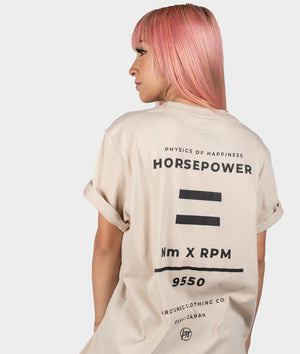 Horsepower Equation Womens Tee - Hardtuned