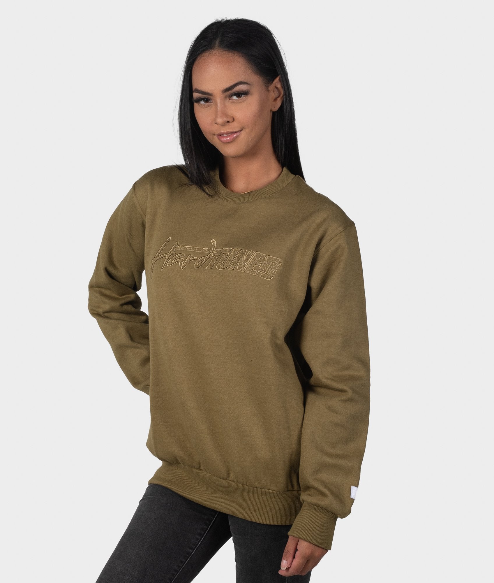 HT Embroidered Sweater - Olive - Hardtuned