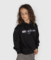 Kids Essential Hoodie - Black - Hardtuned