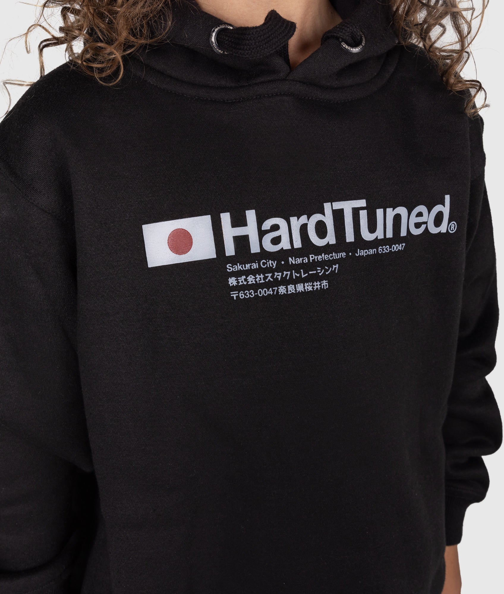 Kids Essential Hoodie - Black - Hardtuned