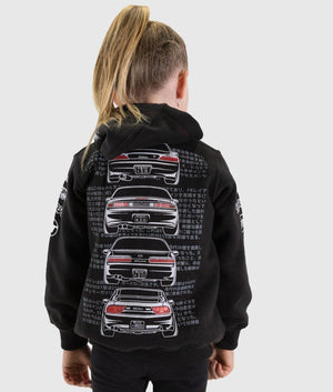 Kids Nissan Silvia Hoodie - Hardtuned