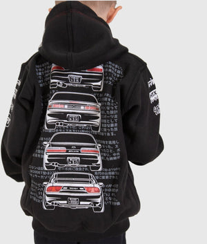 Kids Nissan Silvia Hoodie - Hardtuned