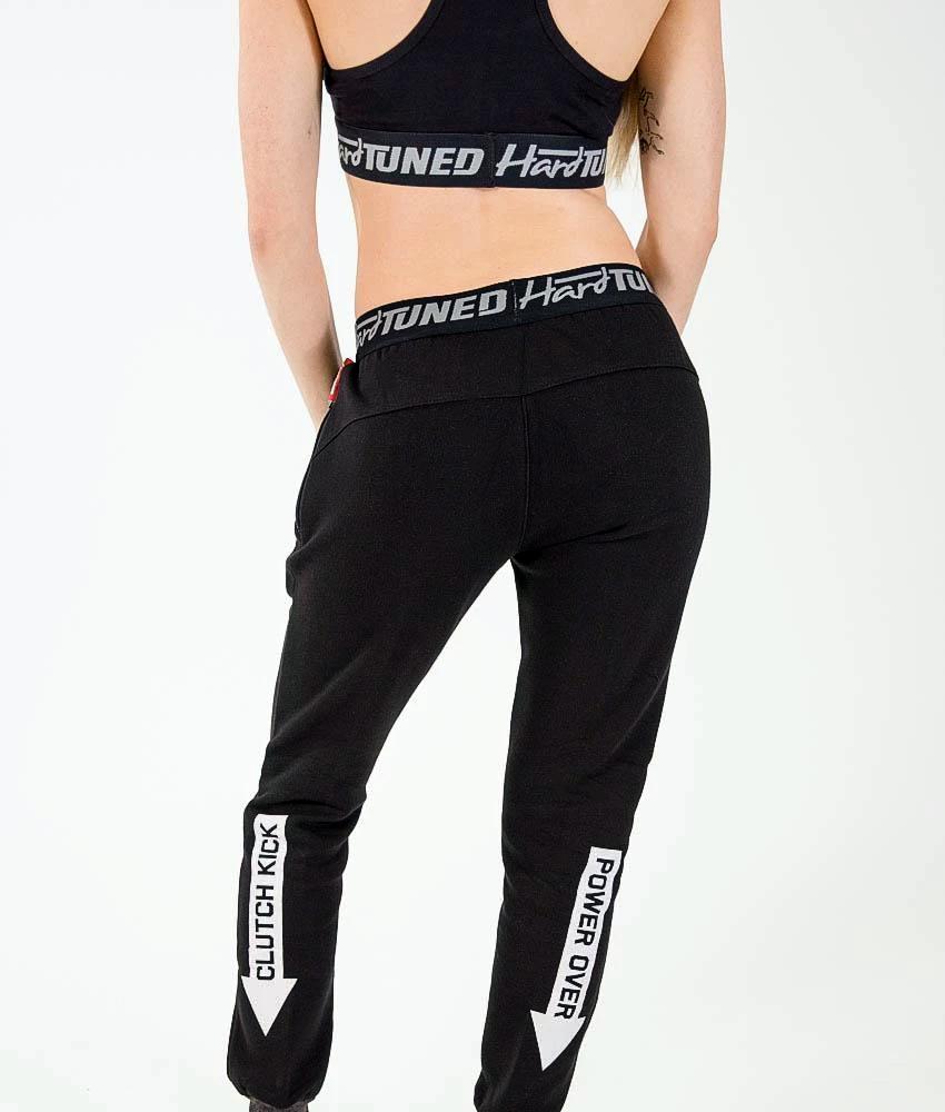 Ladies Power Over Trackies - Black - Hardtuned