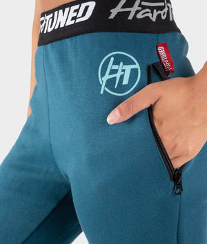 Ladies Power Over Trackies - Teal - Hardtuned