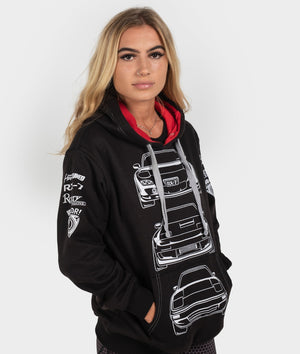 Mazda RX-7 Womens Pullover Hoodie - Hardtuned