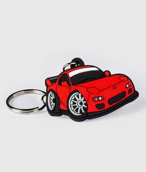 Mazda RX7 Rubber Key Ring - Hardtuned