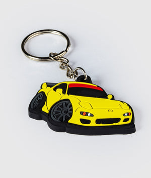 Mazda RX7 Rubber Key Ring - Hardtuned