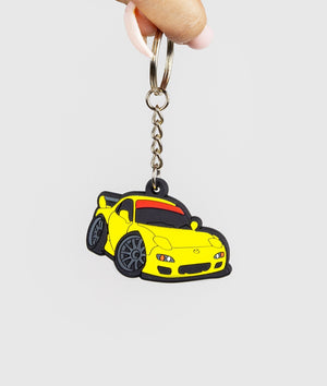 Mazda RX7 Rubber Key Ring - Hardtuned