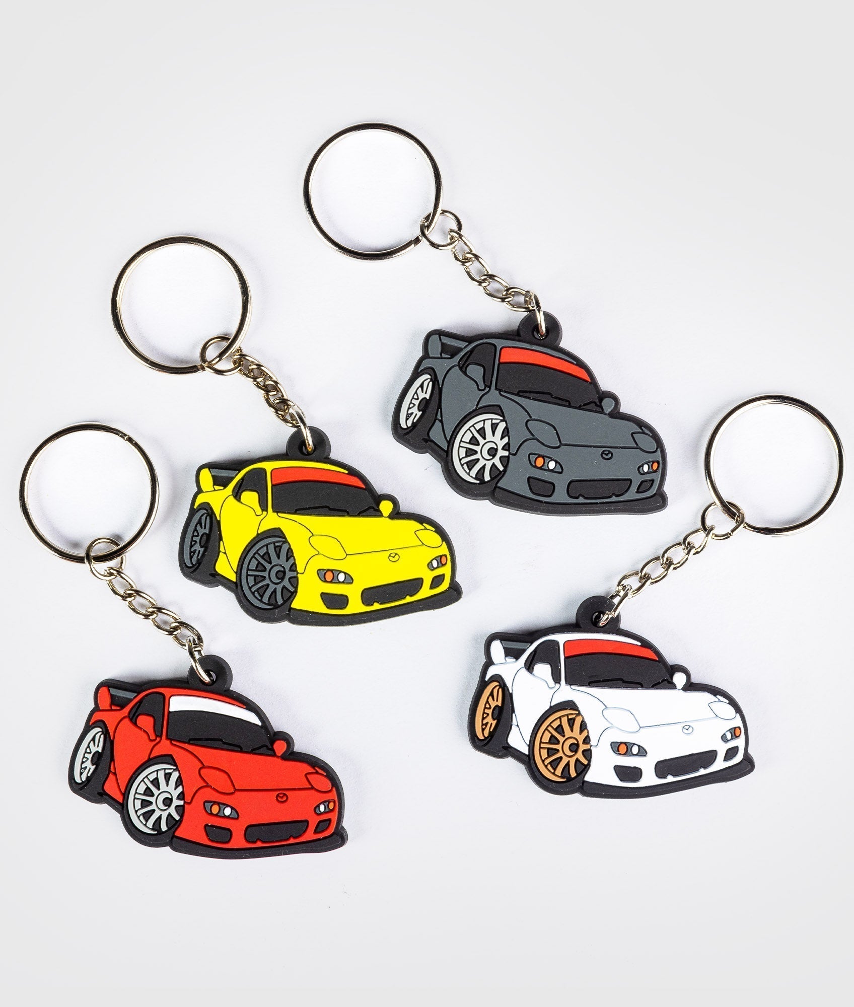 Mazda RX7 Rubber Key Ring - Hardtuned