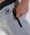 Mens Power Over Track Pants - Gray - Hardtuned