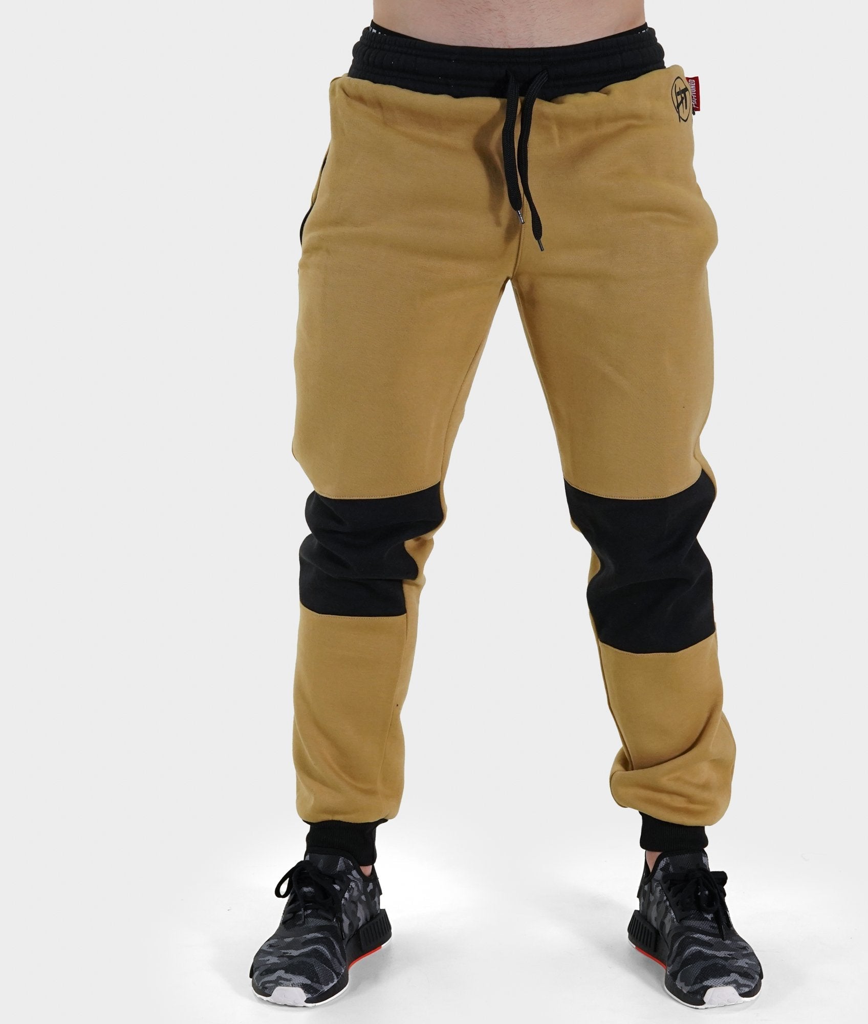 Mens Power Over Track Pants - Tan - Hardtuned