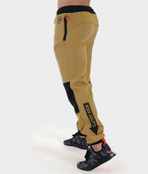 Mens Power Over Track Pants - Tan - Hardtuned