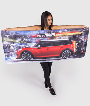 Mini Cooper Garage Flag - Hardtuned