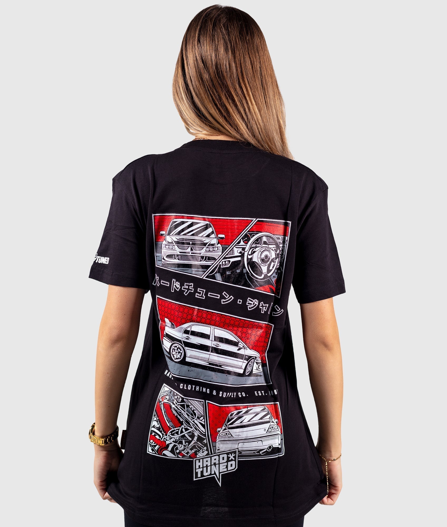 Mitsubishi EVO 8 Fragment Womens Tee - Hardtuned