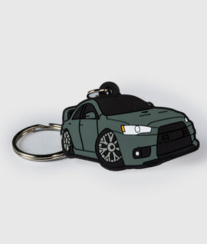 Mitsubishi EVO X Rubber Key Ring - Hardtuned