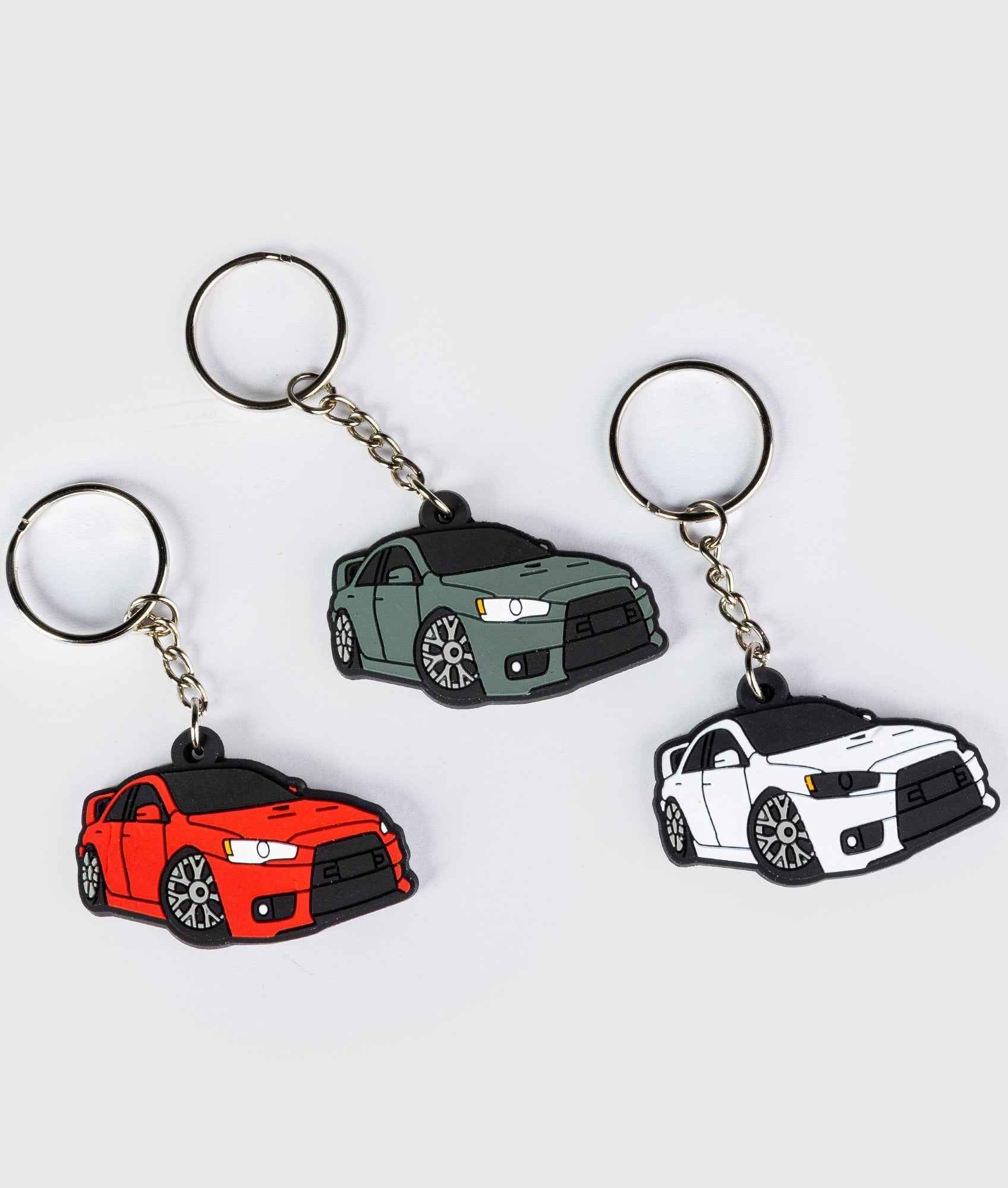 Mitsubishi EVO X Rubber Key Ring - Hardtuned