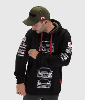 Mitsubishi Evolution Pullover Hoodie - Hardtuned