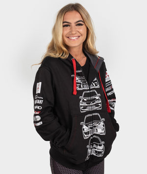 Mitsubishi Evolution Womens Hoodie - Hardtuned