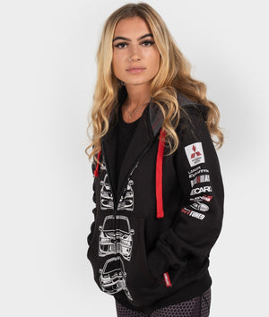 Mitsubishi Evolution Womens Hoodie - Hardtuned