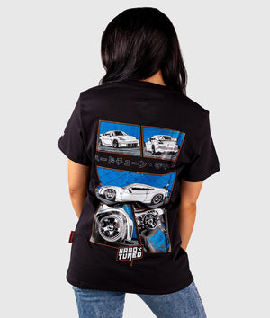 Nissan 350Z Fragment Womens Tee - Hardtuned