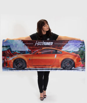 Nissan 350z Garage Flag - Hardtuned