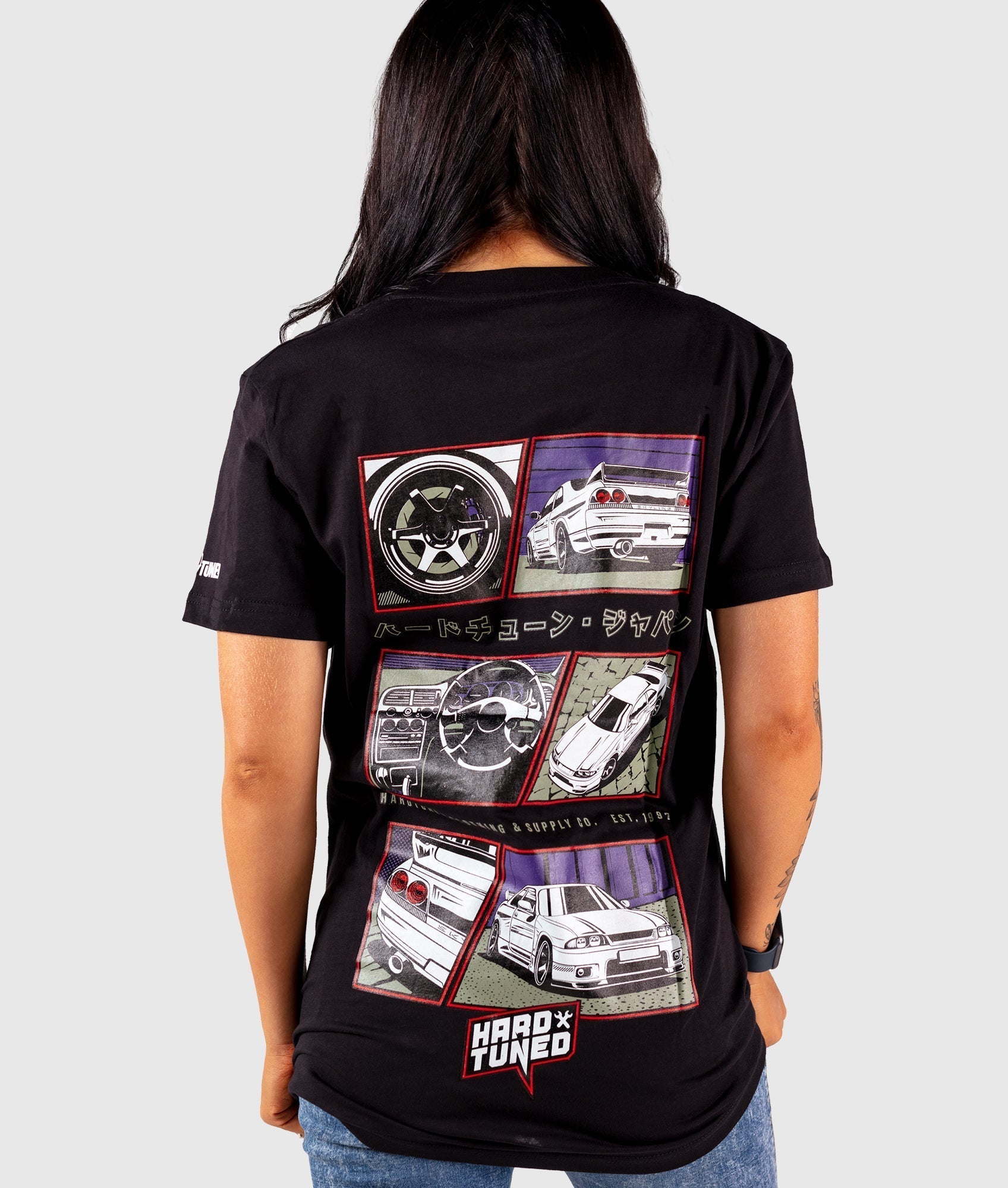 Nissan R33 GTR Fragment Womens Tee - Hardtuned