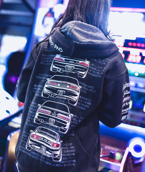 Nissan Silvia Womens Hoodie - Hardtuned