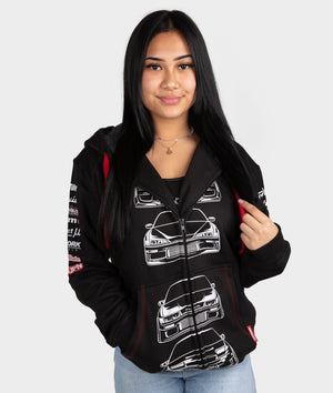 Nissan Silvia Womens Hoodie - Hardtuned