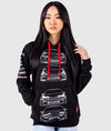 Nissan Silvia Womens Pullover Hoodie - Hardtuned