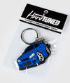 Nissan Skyline R34 GTR Rubber Keyring - Hardtuned