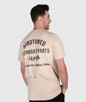 Overnight Parts Tee - Tan - Hardtuned