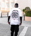 Oversized Meister Tattoo Tee - White - Hardtuned