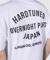 Oversized Overnight Parts Tee - White - Hardtuned