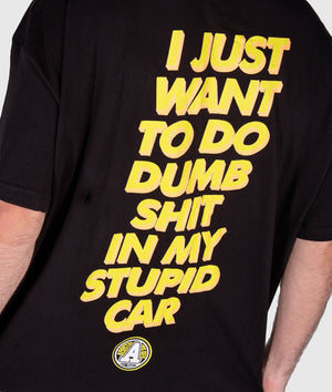 Oversized Stupid Car Tee - Hardtuned