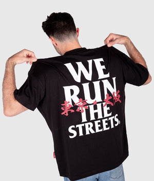 Oversized We Run The Streets Tee - Hardtuned