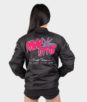 Pinkstyle - Drift Team Womens Bomber Jacket - Hardtuned