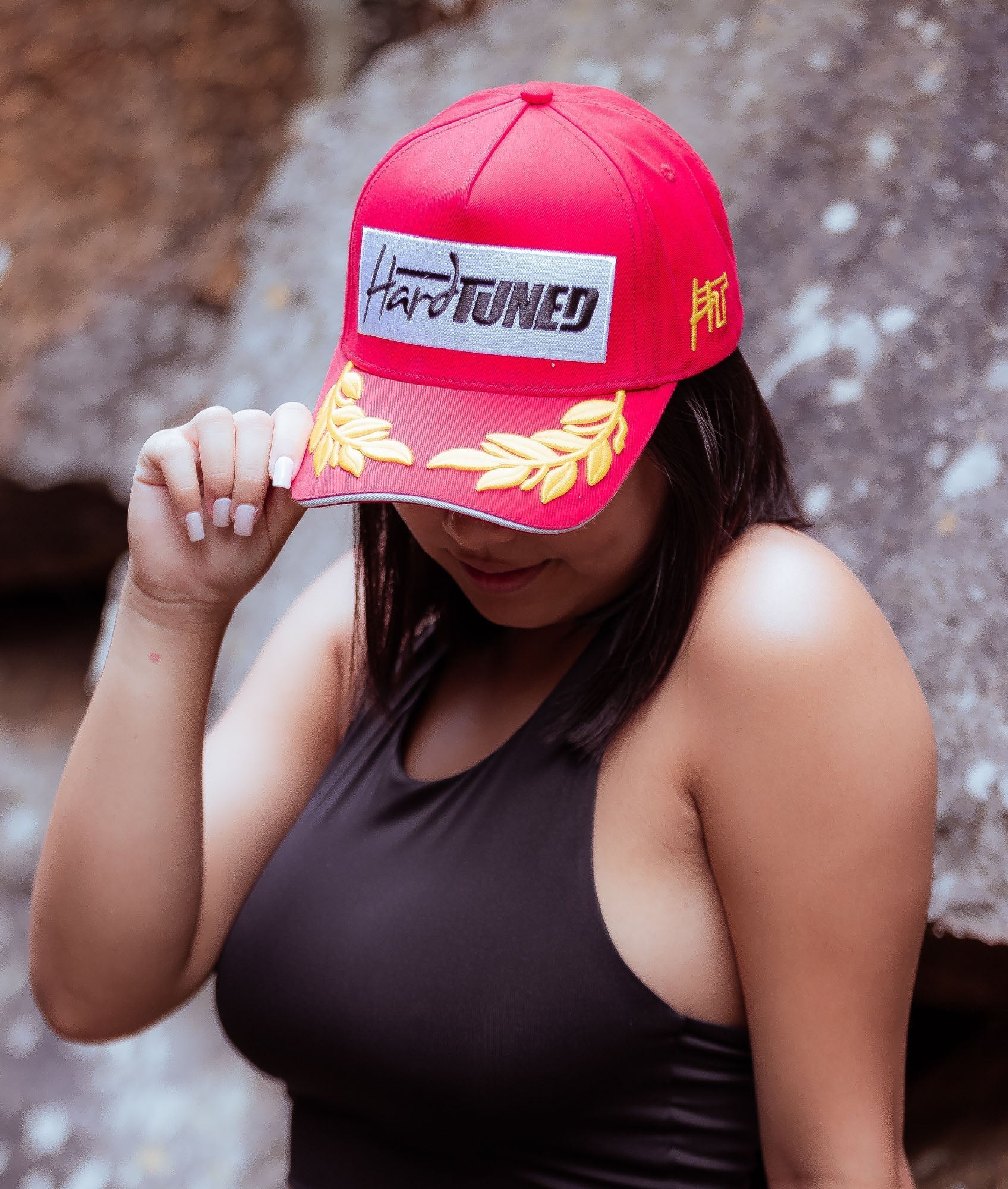 Podium Cap - Red/Gold - Hardtuned