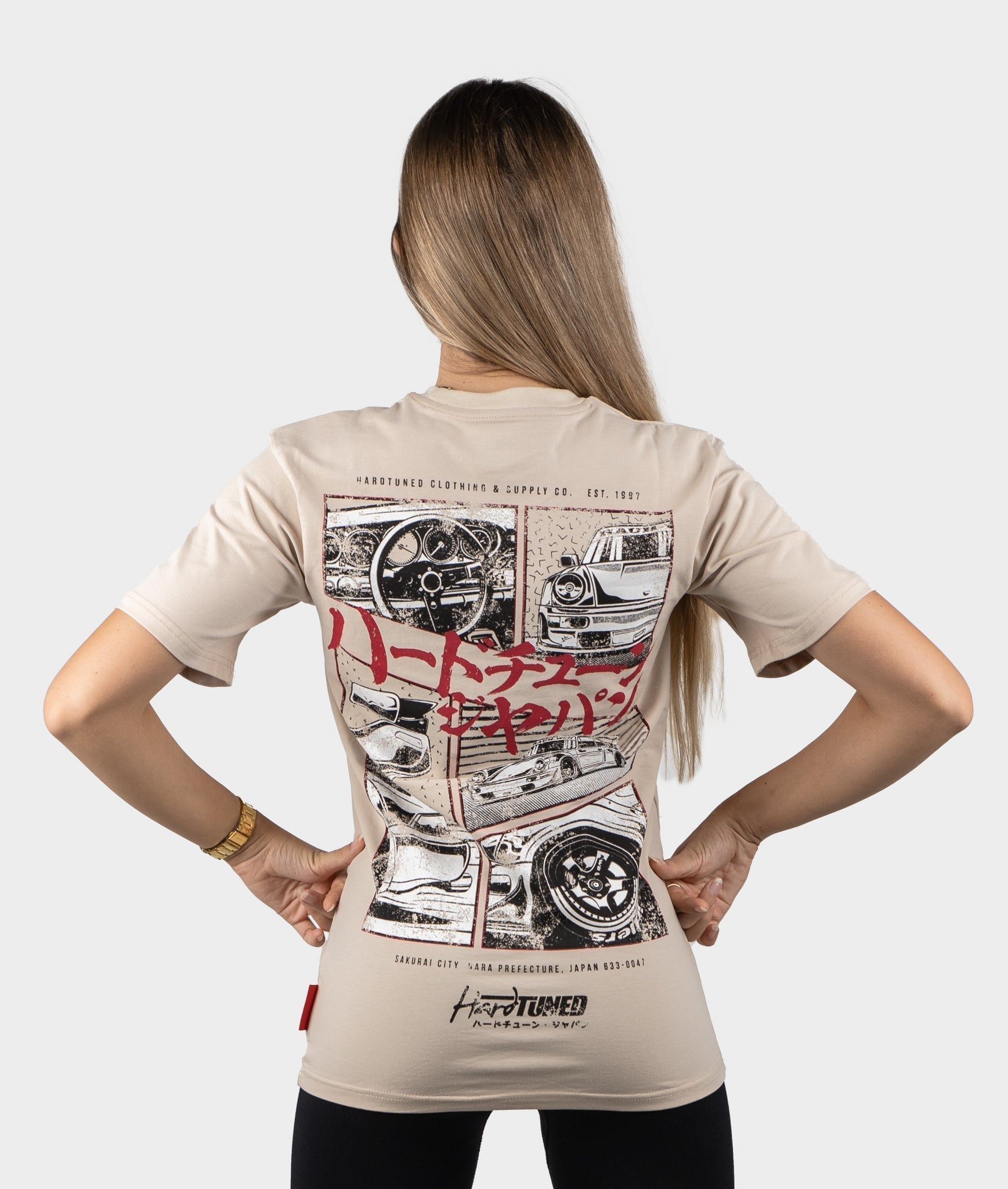 RWB Porsche Fragment Womens Tee - Hardtuned