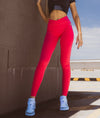 Sakura Seamless Leggings - Berry - Hardtuned