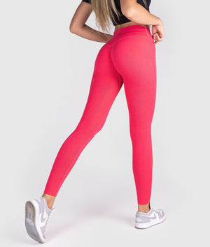 Sakura Seamless Leggings - Berry - Hardtuned