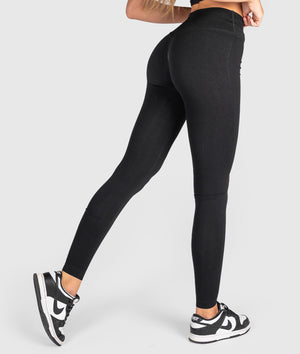 Sakura Seamless Leggings - Black - Hardtuned