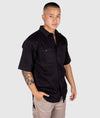 Short Sleeve Work Shirt - Black - Hardtuned