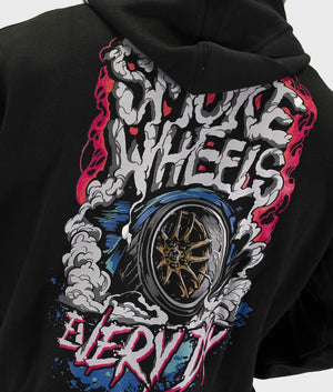 Smoke Wheels Hoodie - Hardtuned