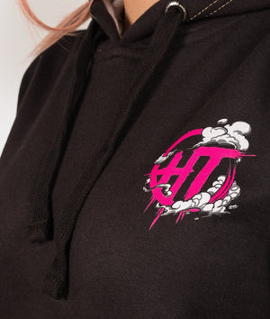 Smoke Wheels Womens Hoodie - Hardtuned