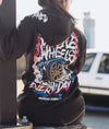 Smoke Wheels Womens Hoodie - Hardtuned